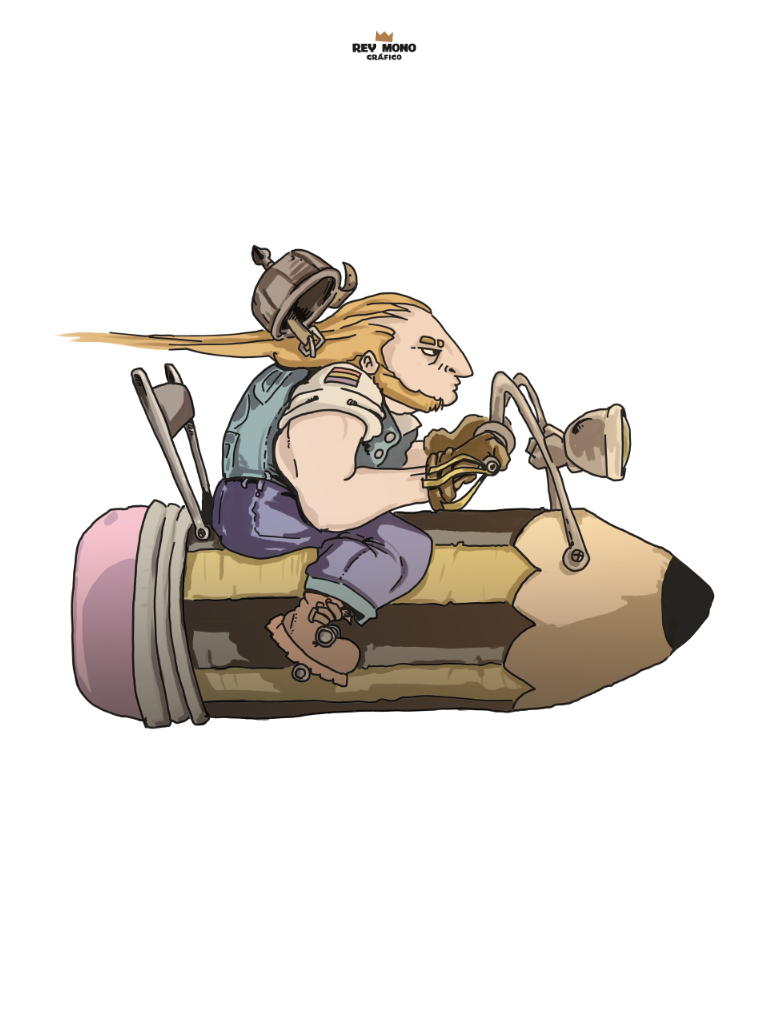 Rock and draw Ilustración digital